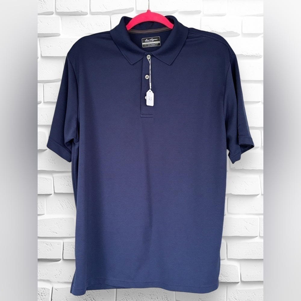 Ben Hogan Men’s Large Performance Solid Dark Blue… - image 2